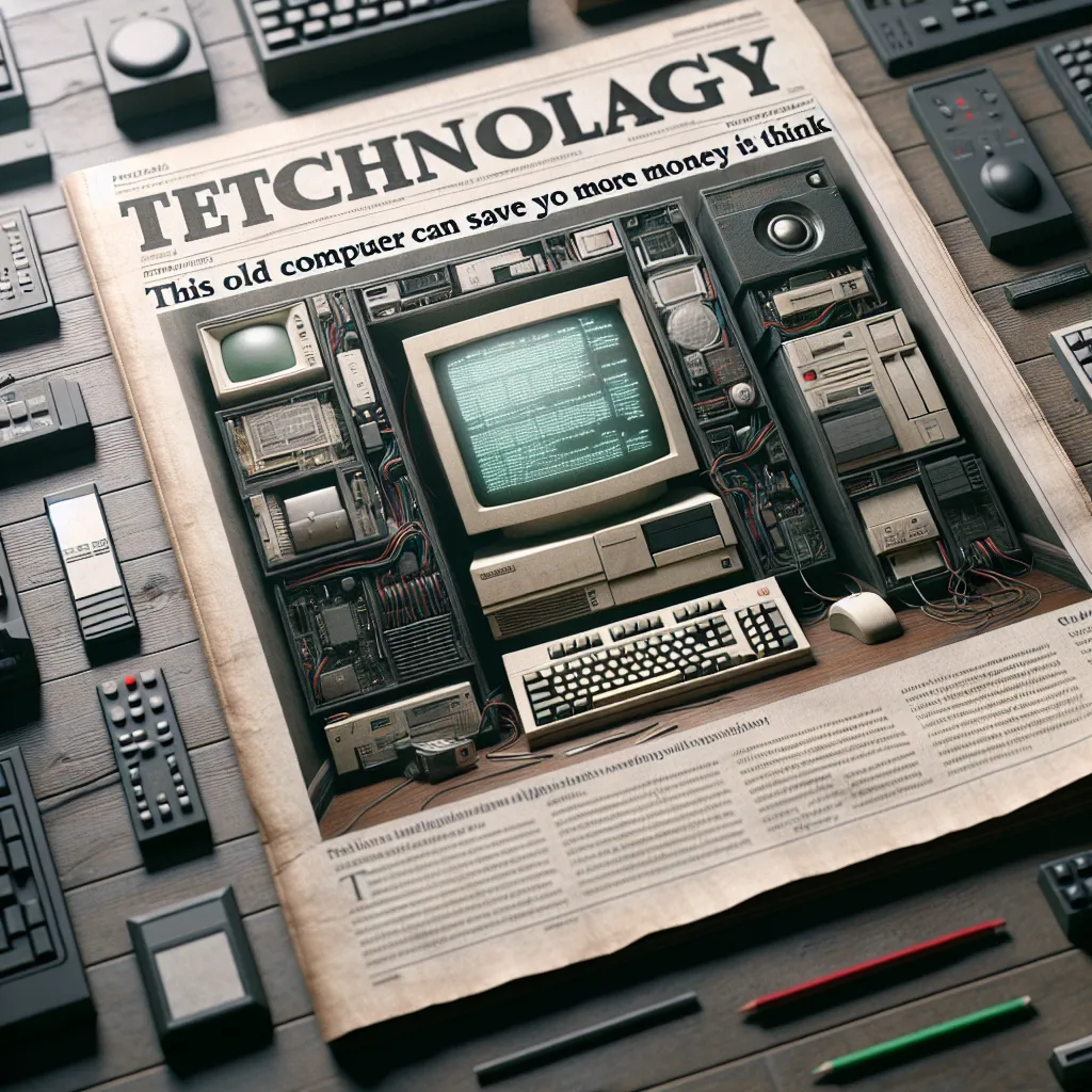 Este viejo ordenador puede ahorrarte más dinero del que crees